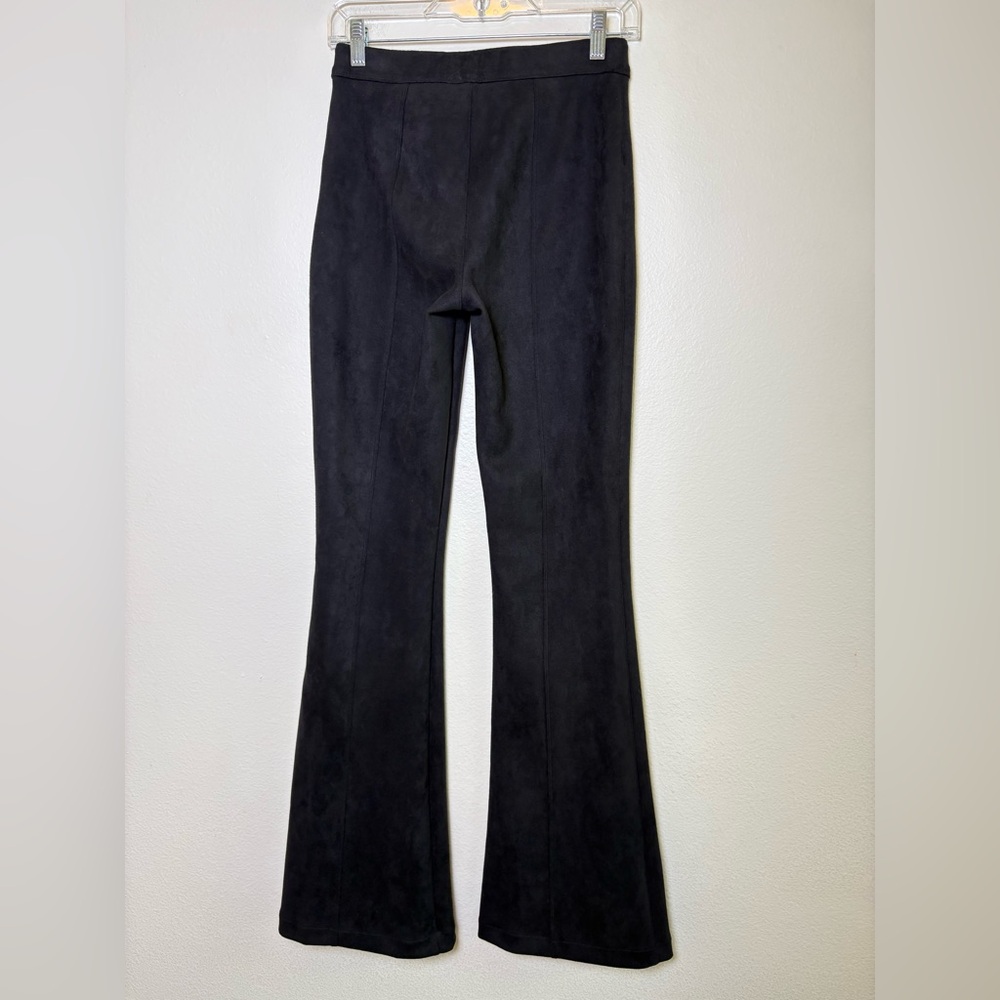 Black Women's Flared Pants - Picture 3 of 6